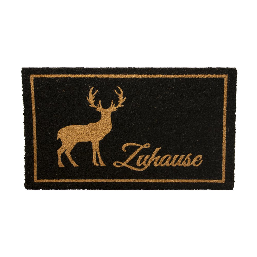 Deurmat kokos zuhause 75cm
