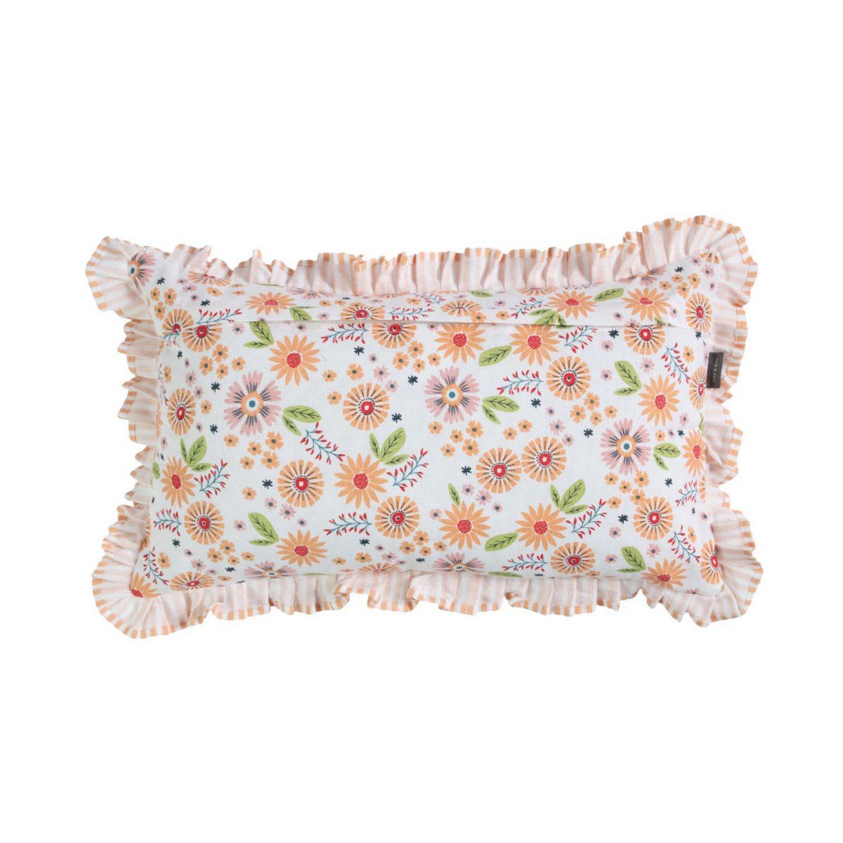 Louisa Kussen bloem ruffle 30x50cm