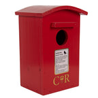 Vogelhuis 14x12x21 cm Rood Hout