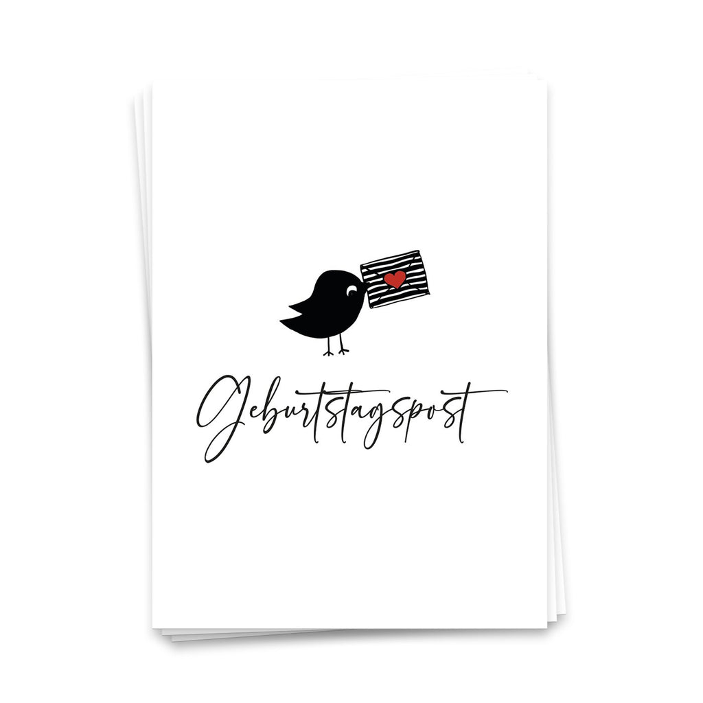 Verjaardagspost - Verjaardagskaart 10 Set