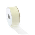 Organza lint - ivoor - 25mm x 50 meter
