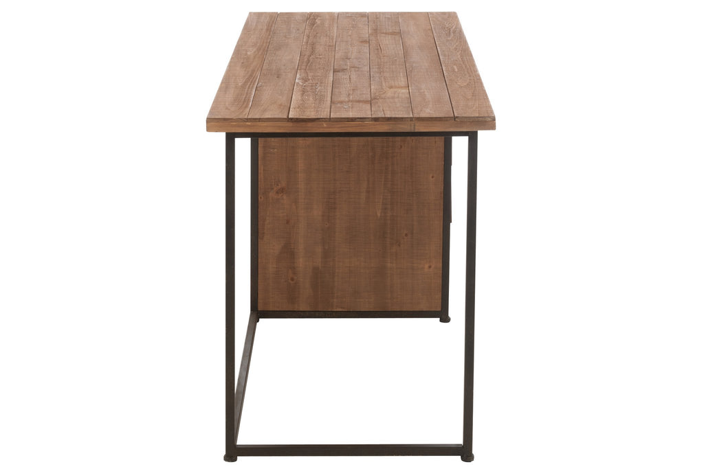 J-Line bureau Moa - hout - naturel
