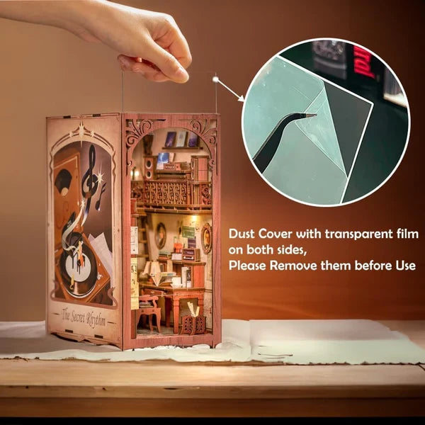Cutebee, DIY Booknook, The Secret Rhythm, SZ03B, 18x11x23cm