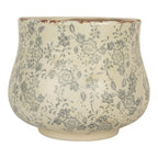 Bloempot Ø 21x17 cm Beige Keramiek Bloemen