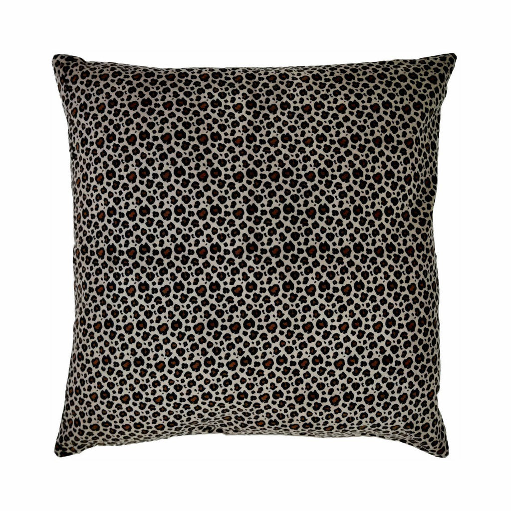 Leopard kussen beige 60x60cm
