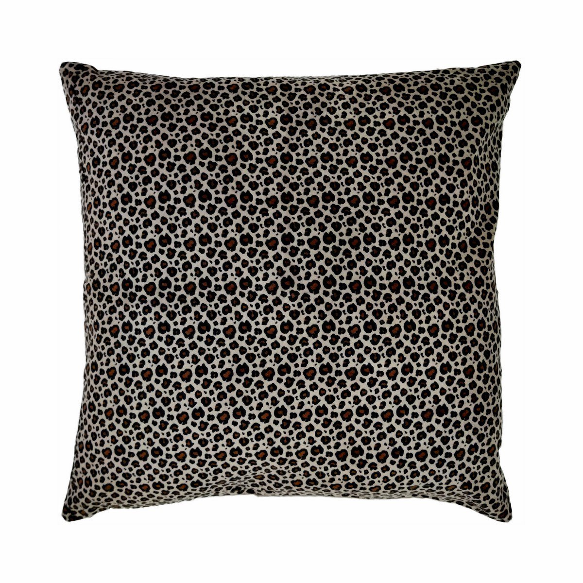 Leopard kussen beige 60x60cm