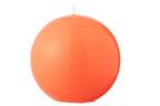 J-Line Kaars Bol Wax Fluo Rood - 50 Uur