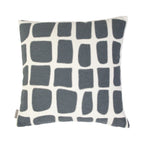 Doby chenille jaquard kussen donkergrijs 45x45cm