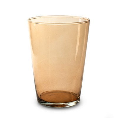 Conische vaas 'kick' beige h20 d14 cm