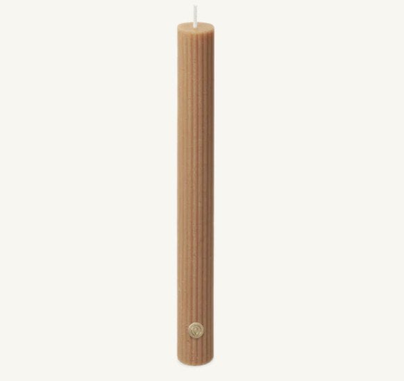 Ribbed dinerkaars 9 stuks beige
