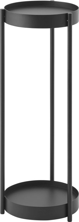 Yamazaki Tower Plantenstandaard 2-laags op wielen