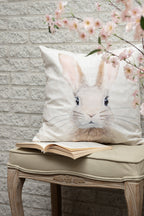 Bankje 67x44x60 cm Bruin Beige Hout