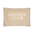 Lounge Club buitenkussen taupe 50x70cm