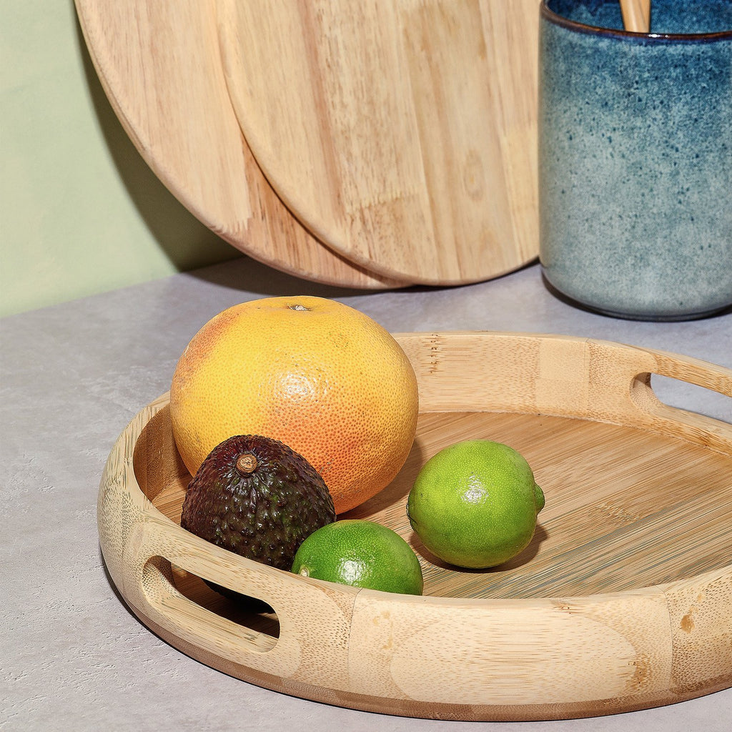 Serveerschaal 32xH5cm hout Essenza