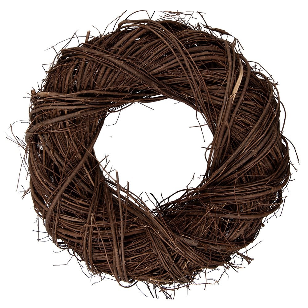 Krans Ø 35x9 cm Bruin Rotan