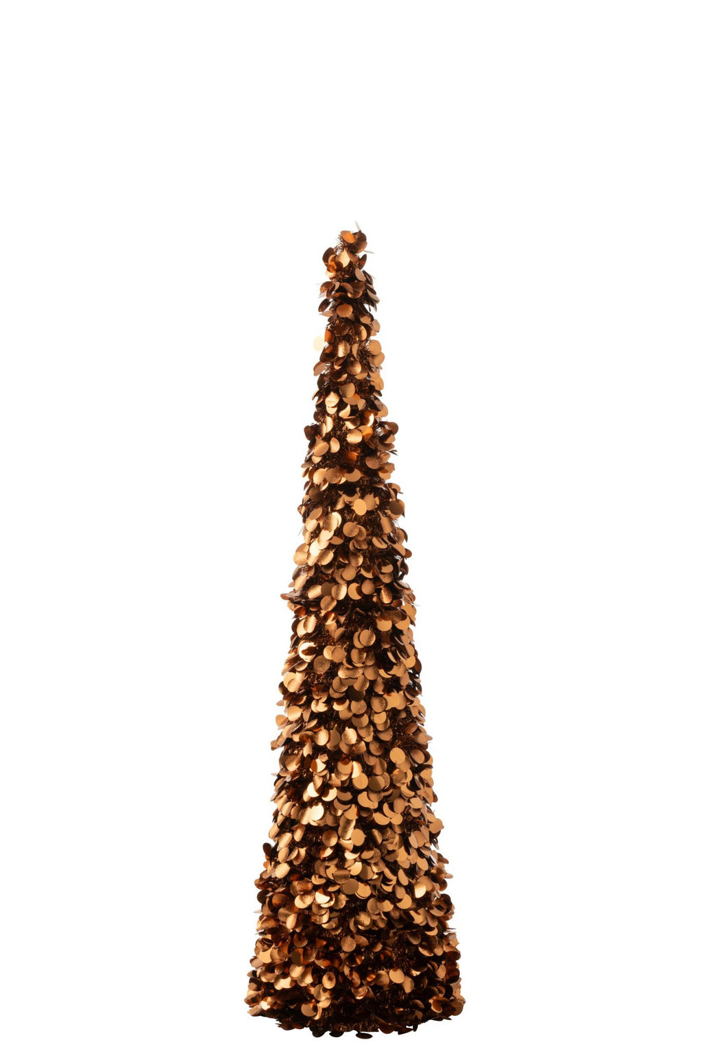 J-Line decoratie boom Sprankelend - polystyreen - bruin - large