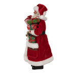 Kerstdecoratie Beeld Kerstman 27 cm Rood Kunststof