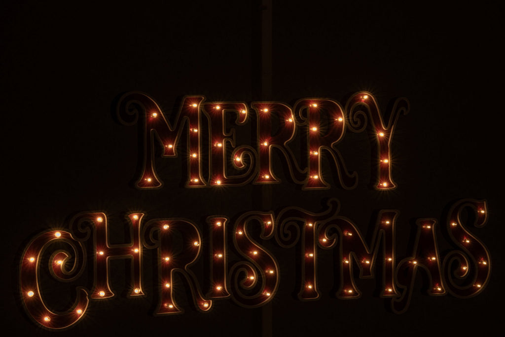 J-Line Xmas decoratie - hout - rood/wit