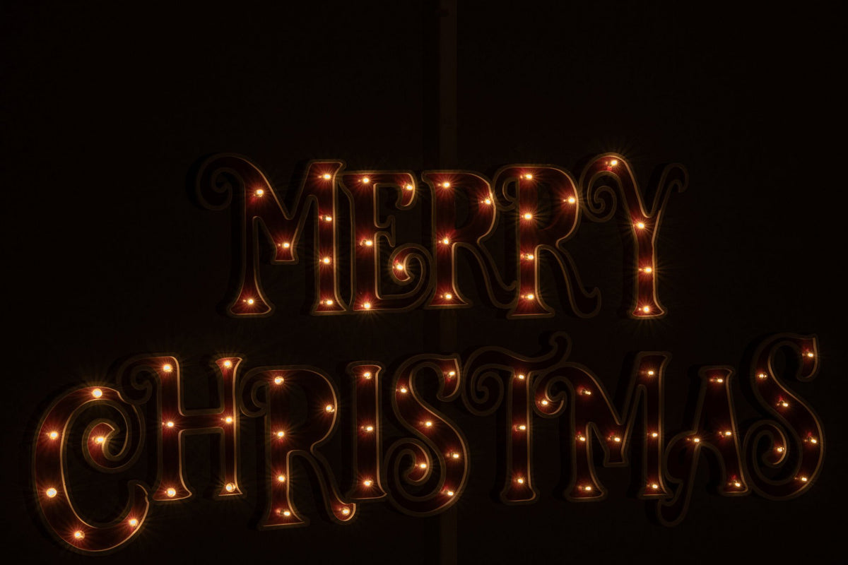 J-Line Xmas decoratie - hout - rood/wit