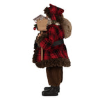 Kerstdecoratie Beeld Kerstman 27 cm Rood Kunststof