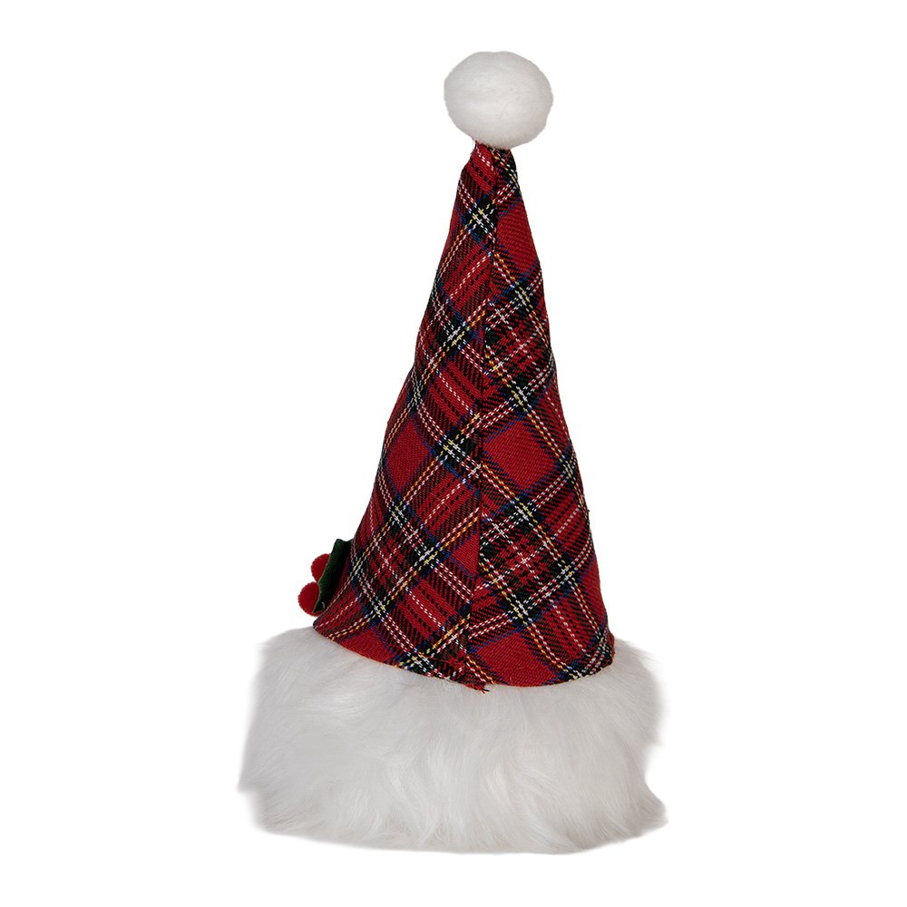 Kerstdecoratie met LED-verlichting Kabouter 10x10x25 cm Rood Synthetisch