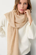 Diamanten sjaal-beige