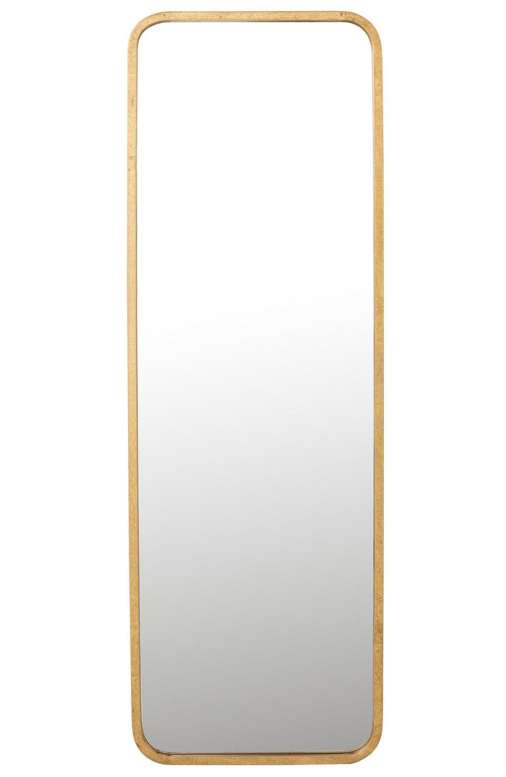 J-Line spiegel Mona Rechthoekig - ijzer/glas - goud - 119.5 x 40.5 cm