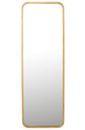 J-Line spiegel Mona Rechthoekig - ijzer/glas - goud - 119.5 x 40.5 cm