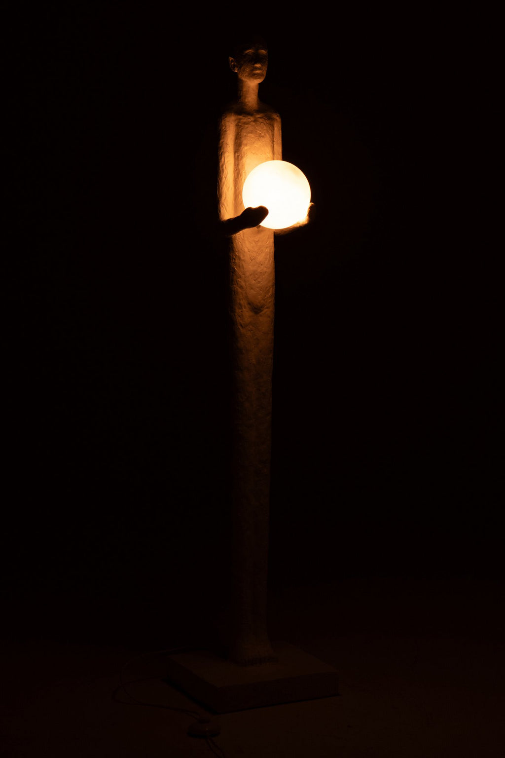 J-Line lamp Person - polyresin - wit