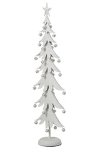 J-Line Kerstboom - ijzer - wit - large