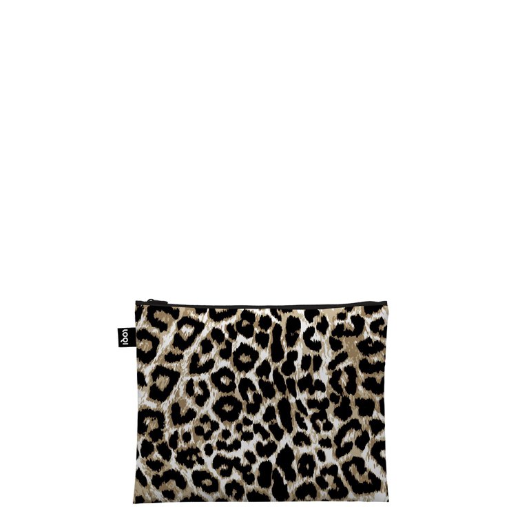 Loqi Zip Pockets - Leopard Dusk, Twilight and Sunrise gerecycled