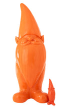 J-Line decoratie Kabouter - polyresin - oranje - L
