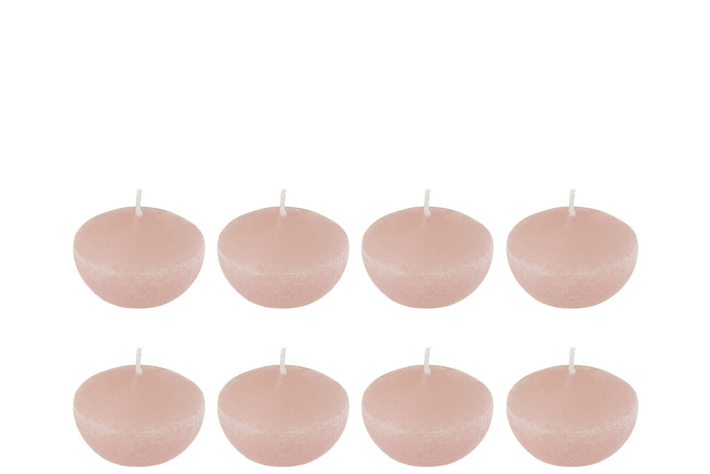 J-Line drijfkaars - roze - small - 4U - doos van 8