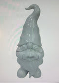 Polyresin kabouter hart wit