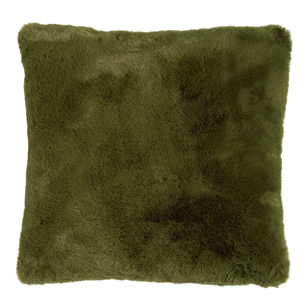 Dutch Decor Zaya - Kussen 45x45 cm - Unicolour - Bieslook - Groen