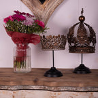 Decoratie Kroon 40 cm Bruin IJzer