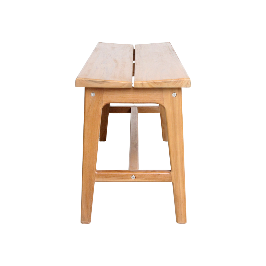 Teakhouten bankje - 120 cm