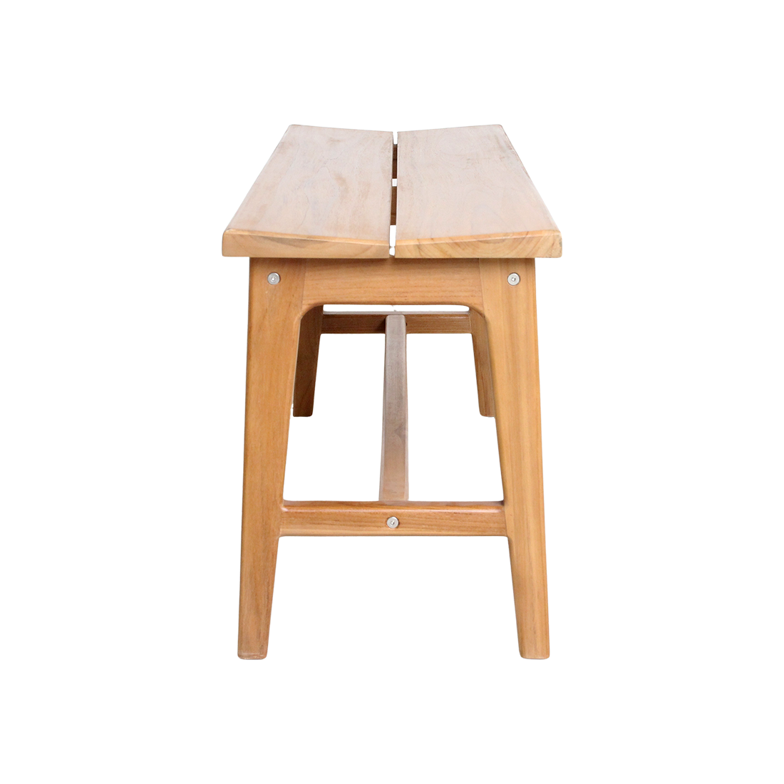 Teakhouten bankje - 120 cm