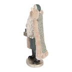 Kerstdecoratie Beeld Kerstman 20x15x42 cm Beige Kunststof