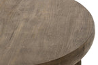 J-Line Ronde salontafel - mangohout - donkerbruin