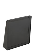 J-Line spiegel Vierkant - metaal/glas - zwart - 38 x 41 cm