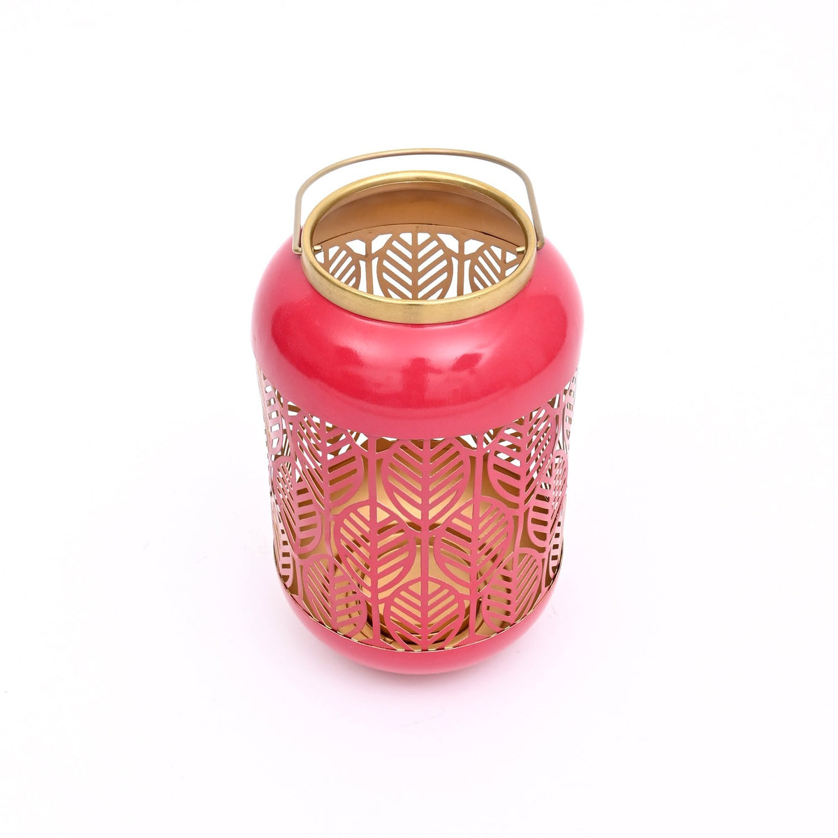 Ronde ijzeren lantaarn - Scroll Work Design - Tafelblad en hangend decor