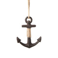 Gietijzerenhanger anker 2D 12x15cm bruin