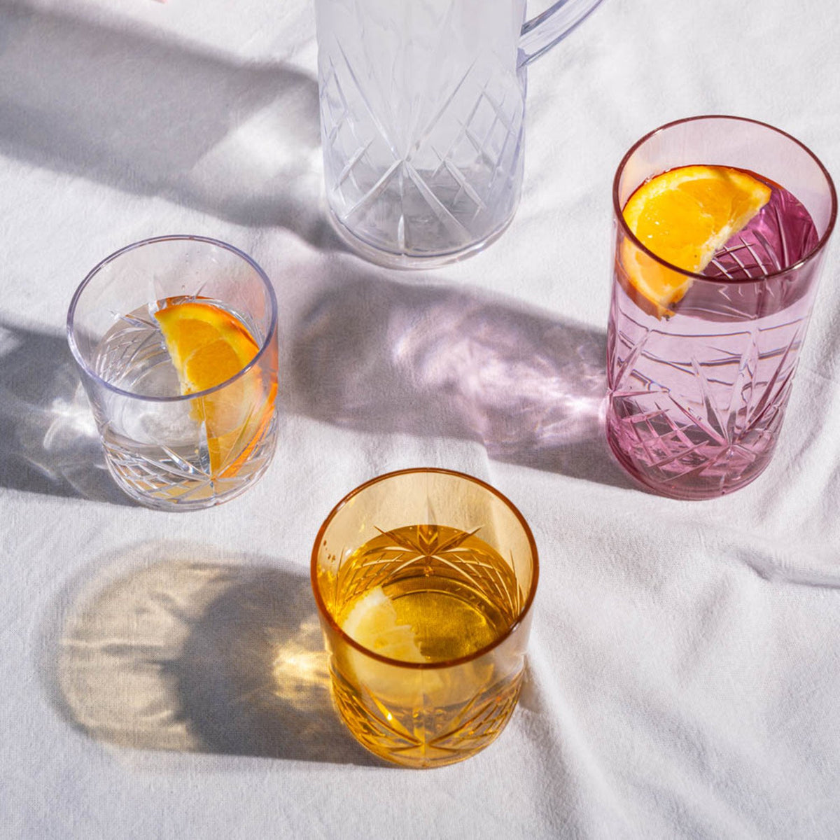 Glas 36cl acryl Costa - set/4