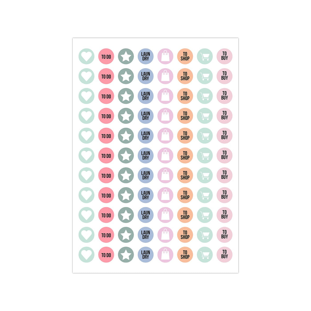Stick it Stickerbook green, per 6 stuks