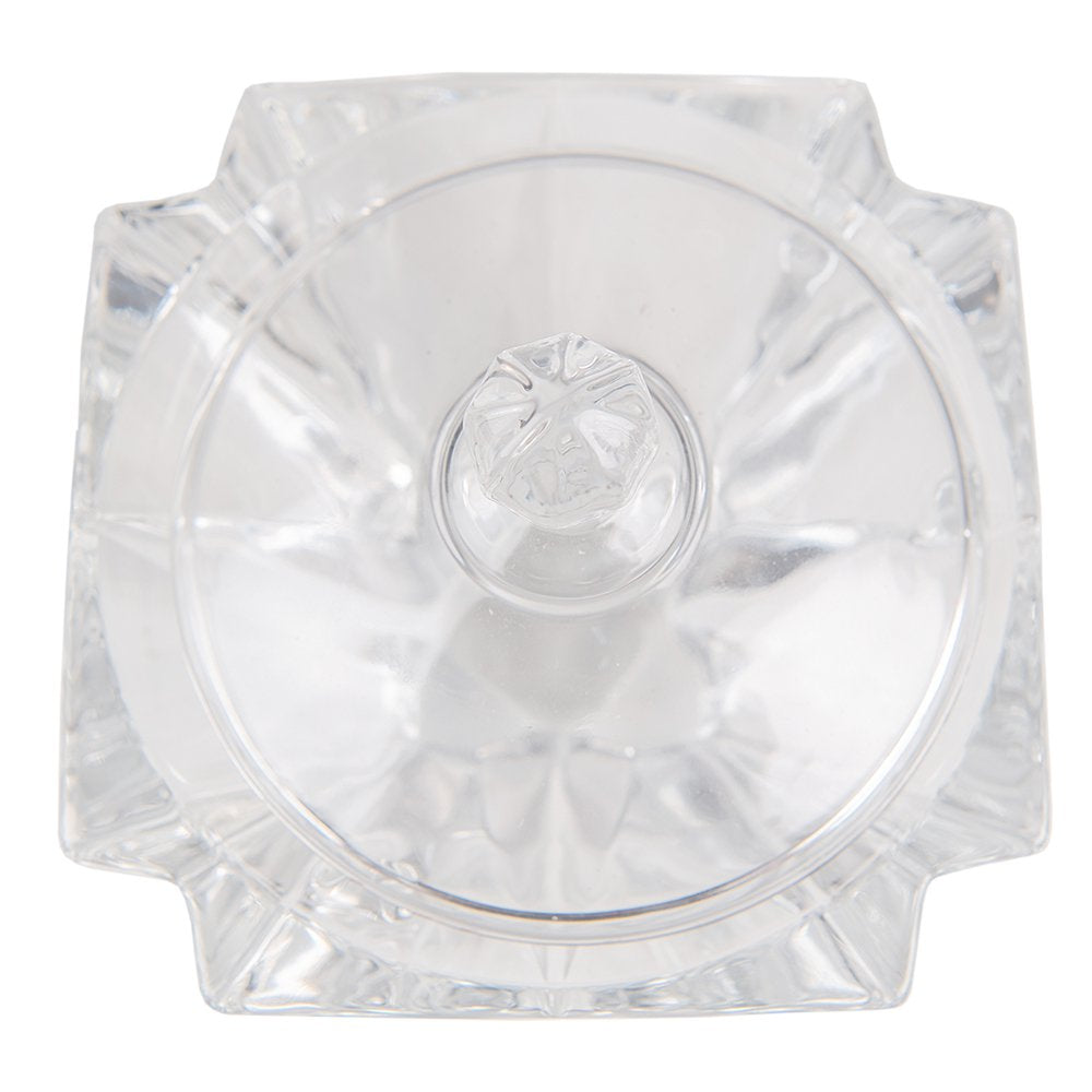 Glazen potje Ø 11x11 cm Glas Potje met Deksel