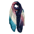 Sjaal Dames Effen 90x180 cm Paars Roze Synthetisch Shawl Dames