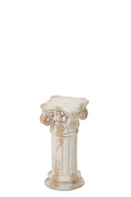 J-Line Roman sokkel voor buiten - magnesium - ecru/beige - small