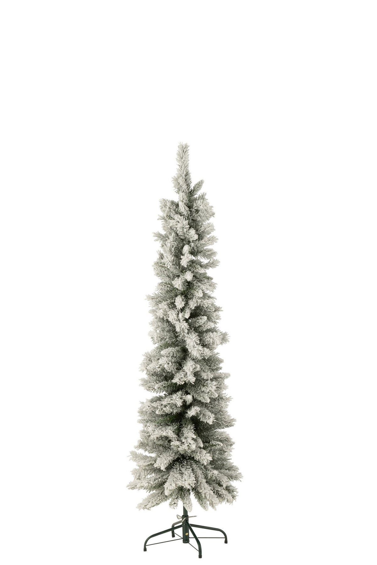 J-Line kerstboom Model Besneeuwd - kunststof - groen - small