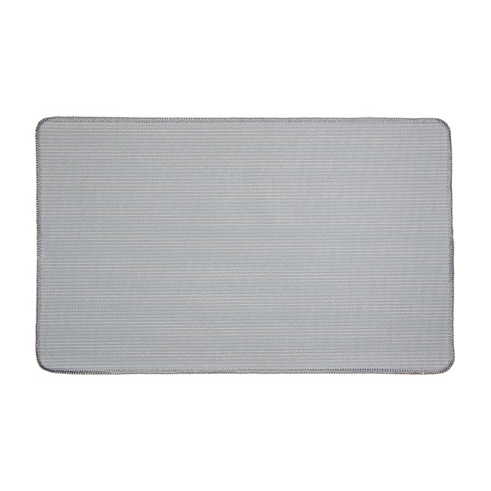 Badmat 78x48x1 cm Grijs Polyester Ster